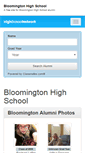 Mobile Screenshot of bloomingtonhighschool.net
